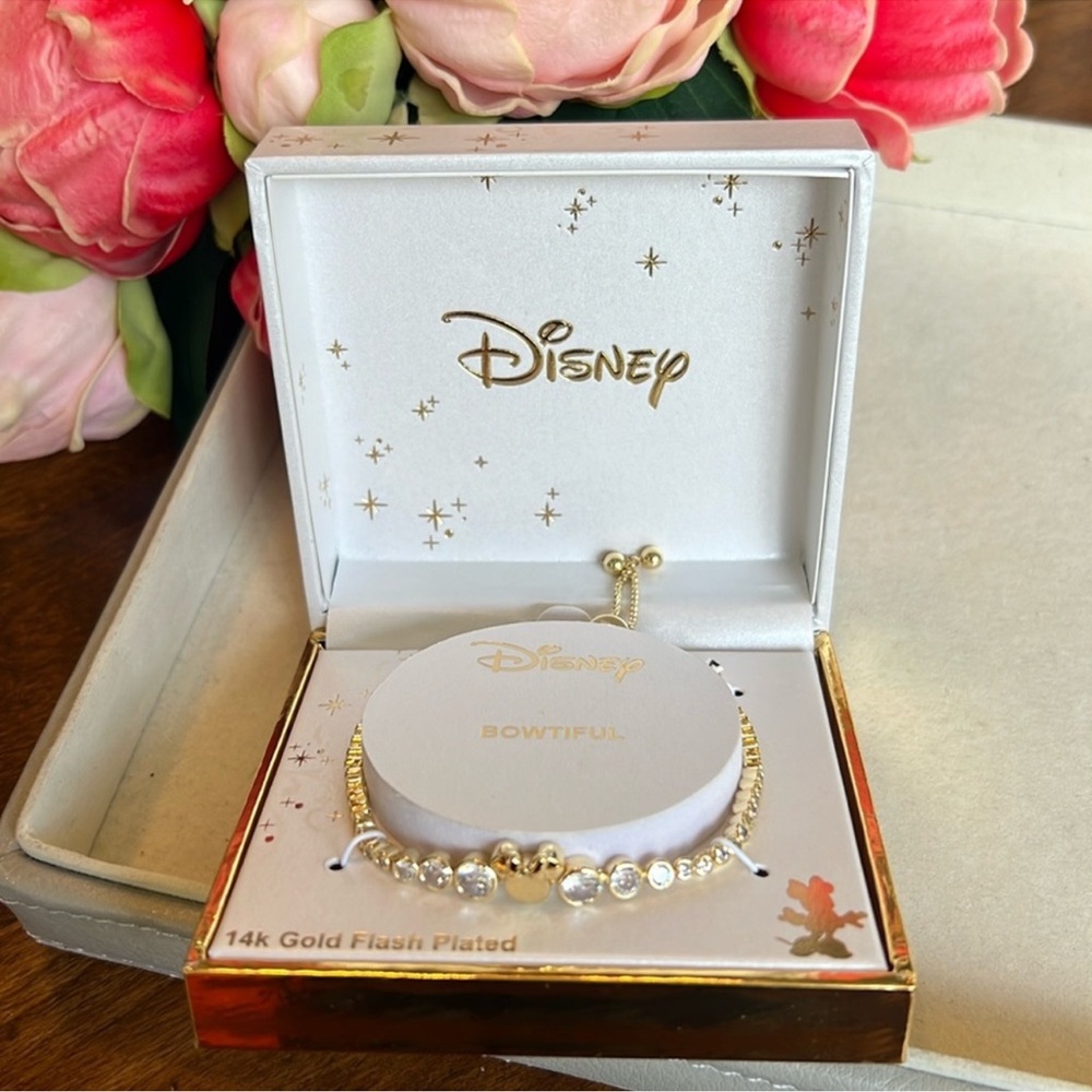 Cubic Zirconia Minnie Mouse Bracelet